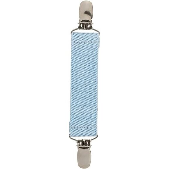 Hold'Em Elastic Scarf and Hat Clips Attacher Extra Heavy Clips  - Light Blue - Picture 1 of 7